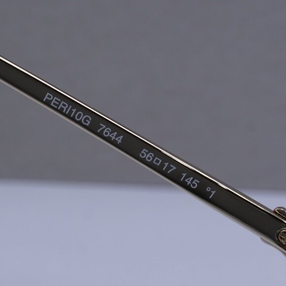 Palm Angels PERI10G QUARTZ 7644 Geometric Sunglasses - Gold/Blue - Picture 8 of 10